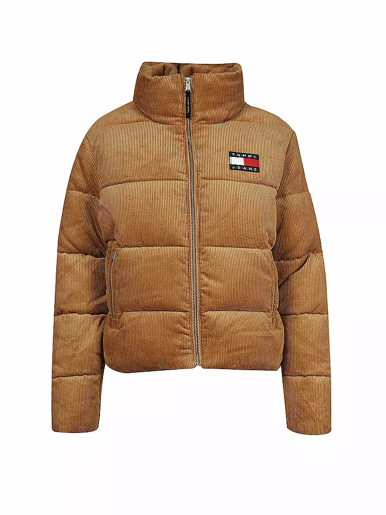 TOMMY JEANS | Cord-Steppjacke | Camel