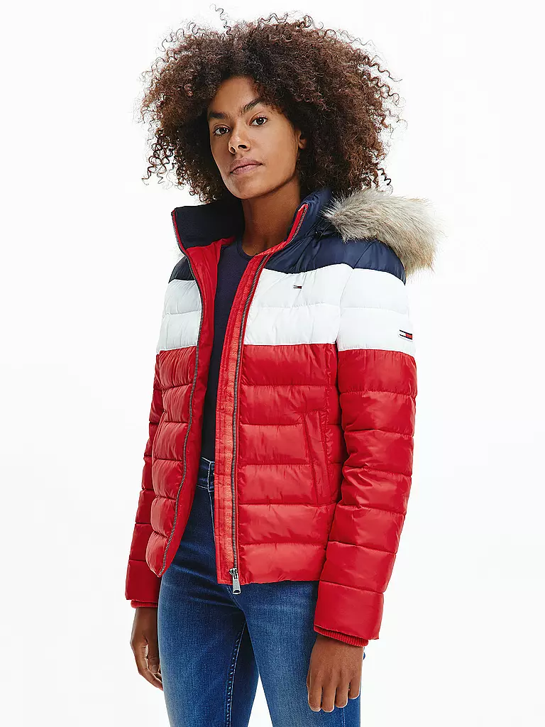 TOMMY JEANS | Daunenjacke Martina | rot