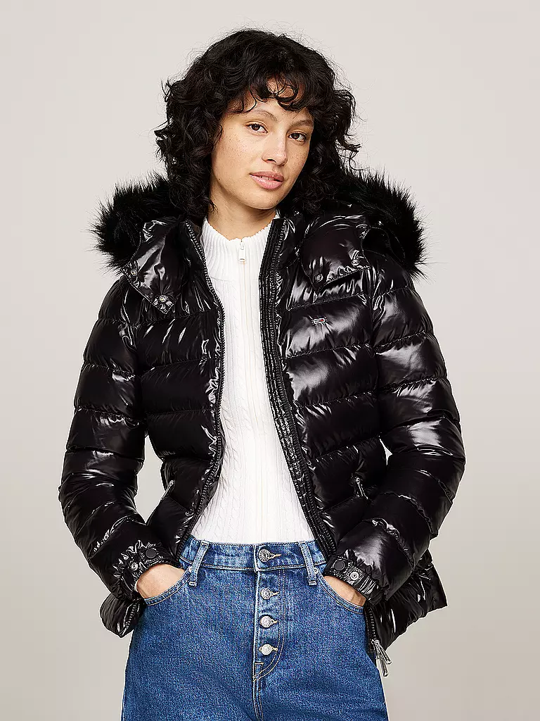 TOMMY JEANS | Daunenjacke | schwarz