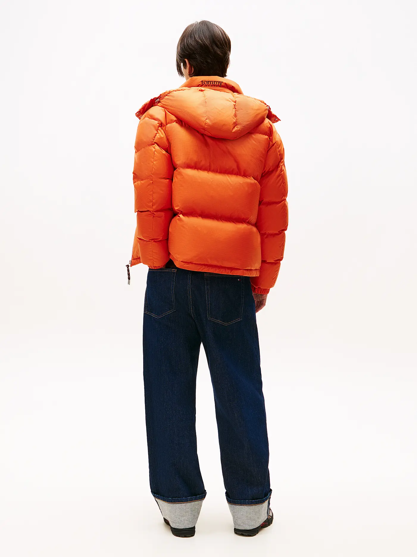 TOMMY JEANS | Daunensteppjacke ALASKA | orange