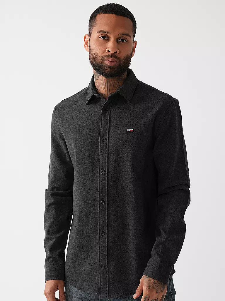 TOMMY JEANS | Flanellhemd GRINDLE | schwarz