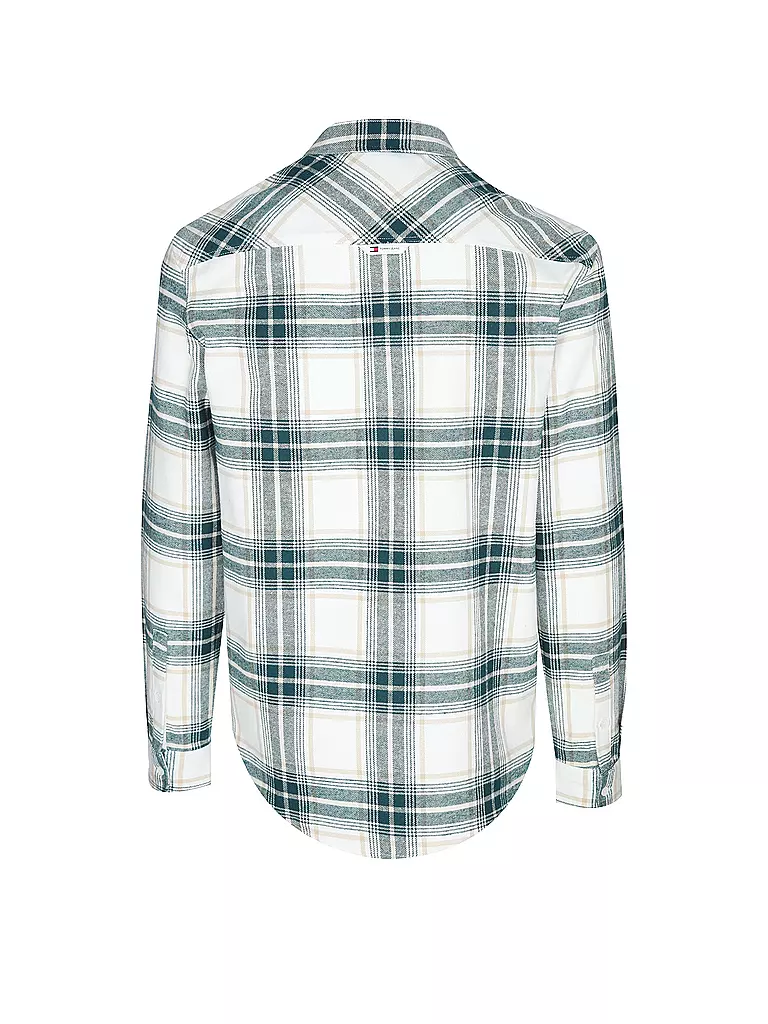 TOMMY JEANS | Flanellhemd | weiss