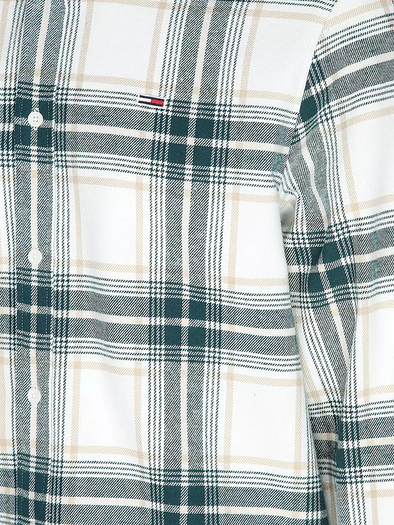 TOMMY JEANS | Flanellhemd | weiss