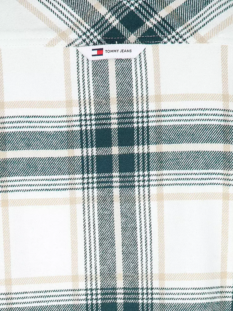 TOMMY JEANS | Flanellhemd | weiss