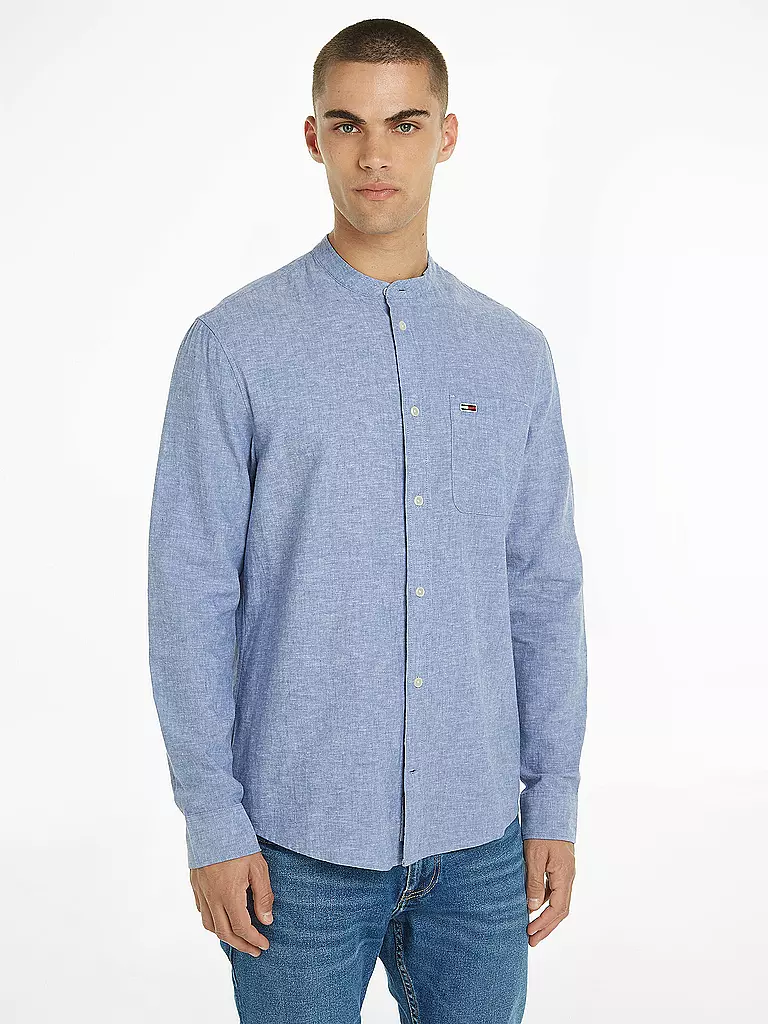 TOMMY JEANS | Hemd Regular Fit  | hellblau