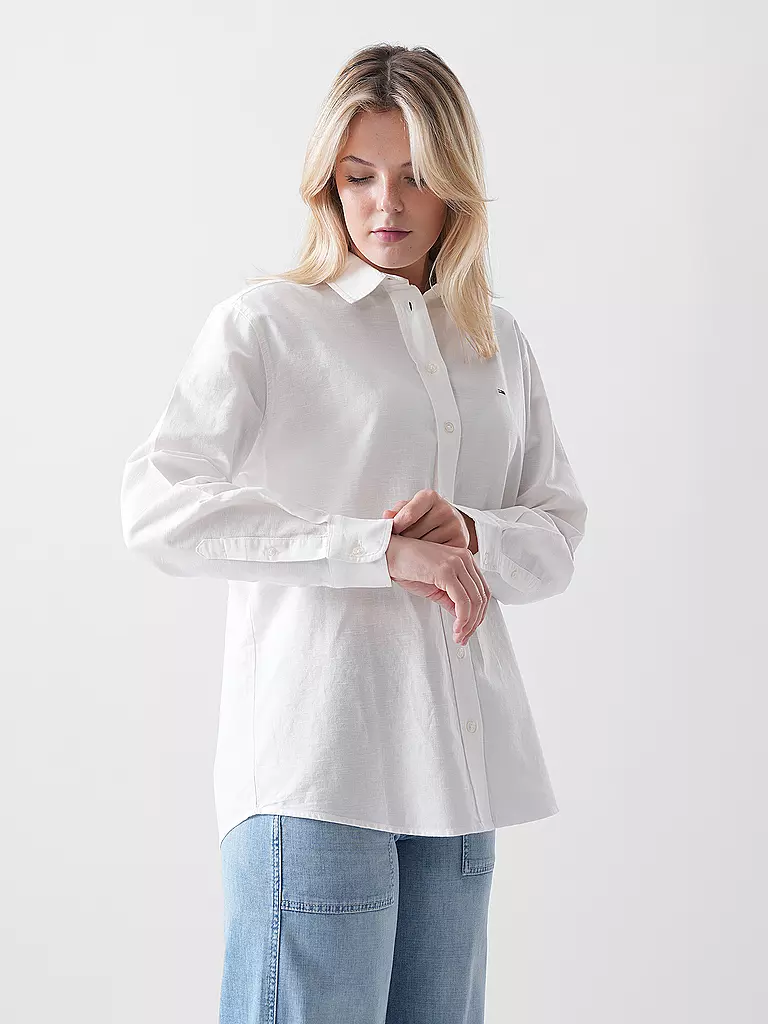 TOMMY JEANS | Hemdbluse  | weiss