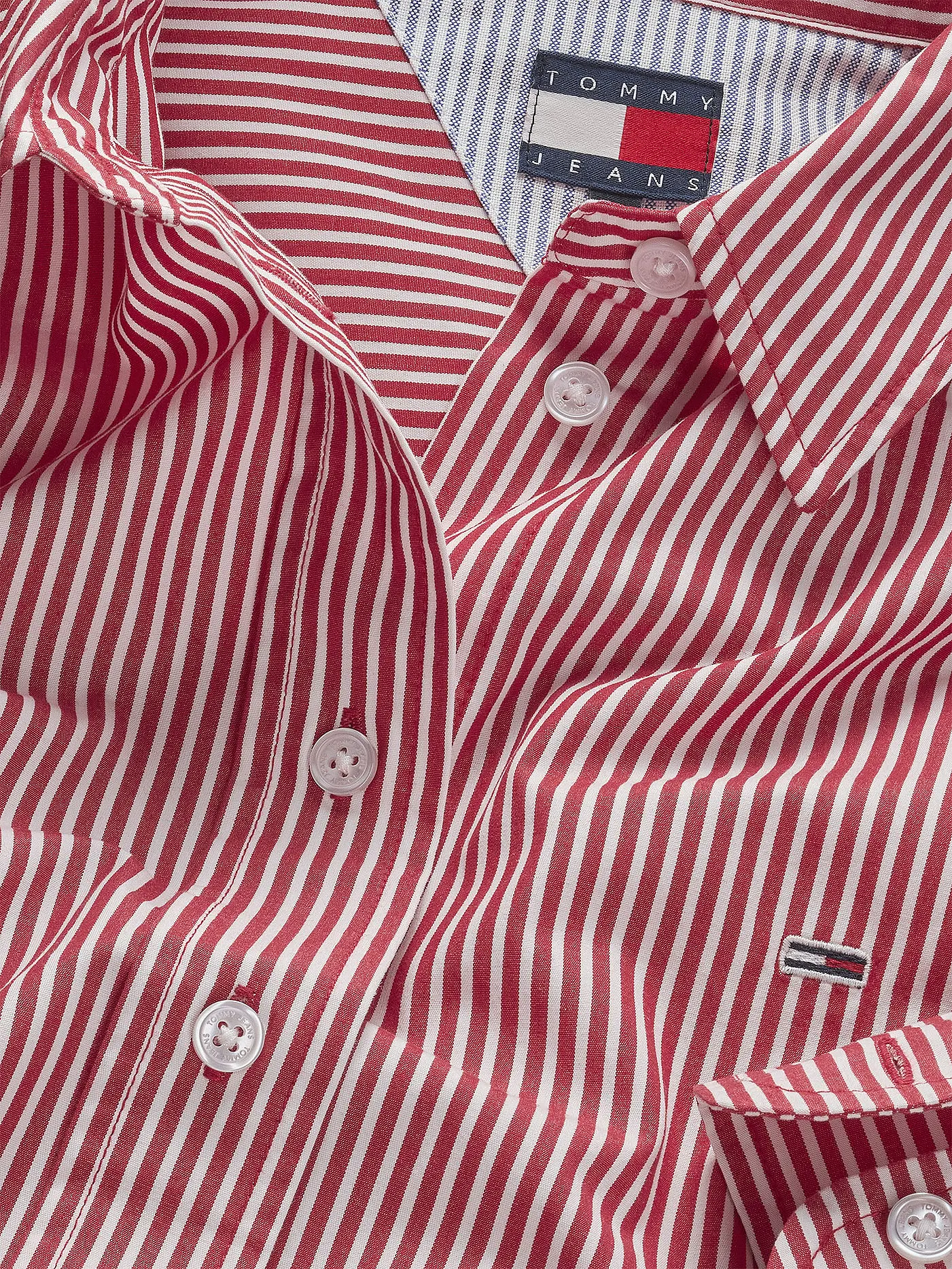 TOMMY JEANS | Hemdbluse  | rot