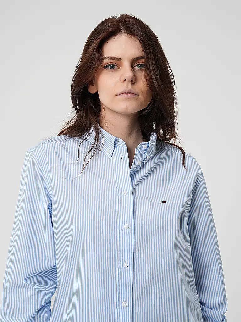 TOMMY JEANS | Hemdbluse | hellblau