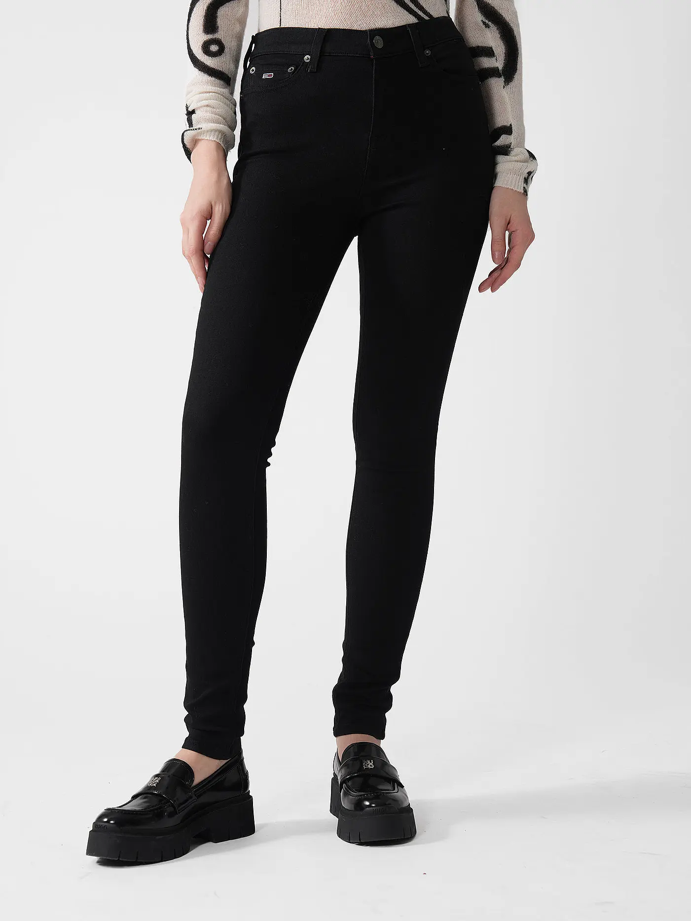 TOMMY JEANS | Jeans Skinny Fit NORA | schwarz