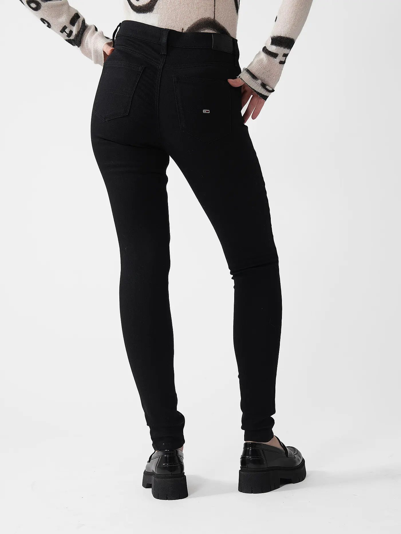 TOMMY JEANS | Jeans Skinny Fit NORA | schwarz