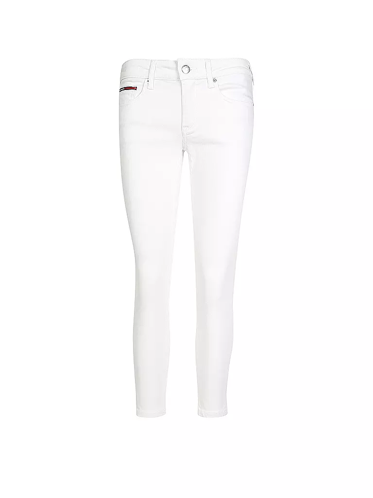 TOMMY JEANS | Jeans Skinny-Fit "Sophie" 7/8 | weiß