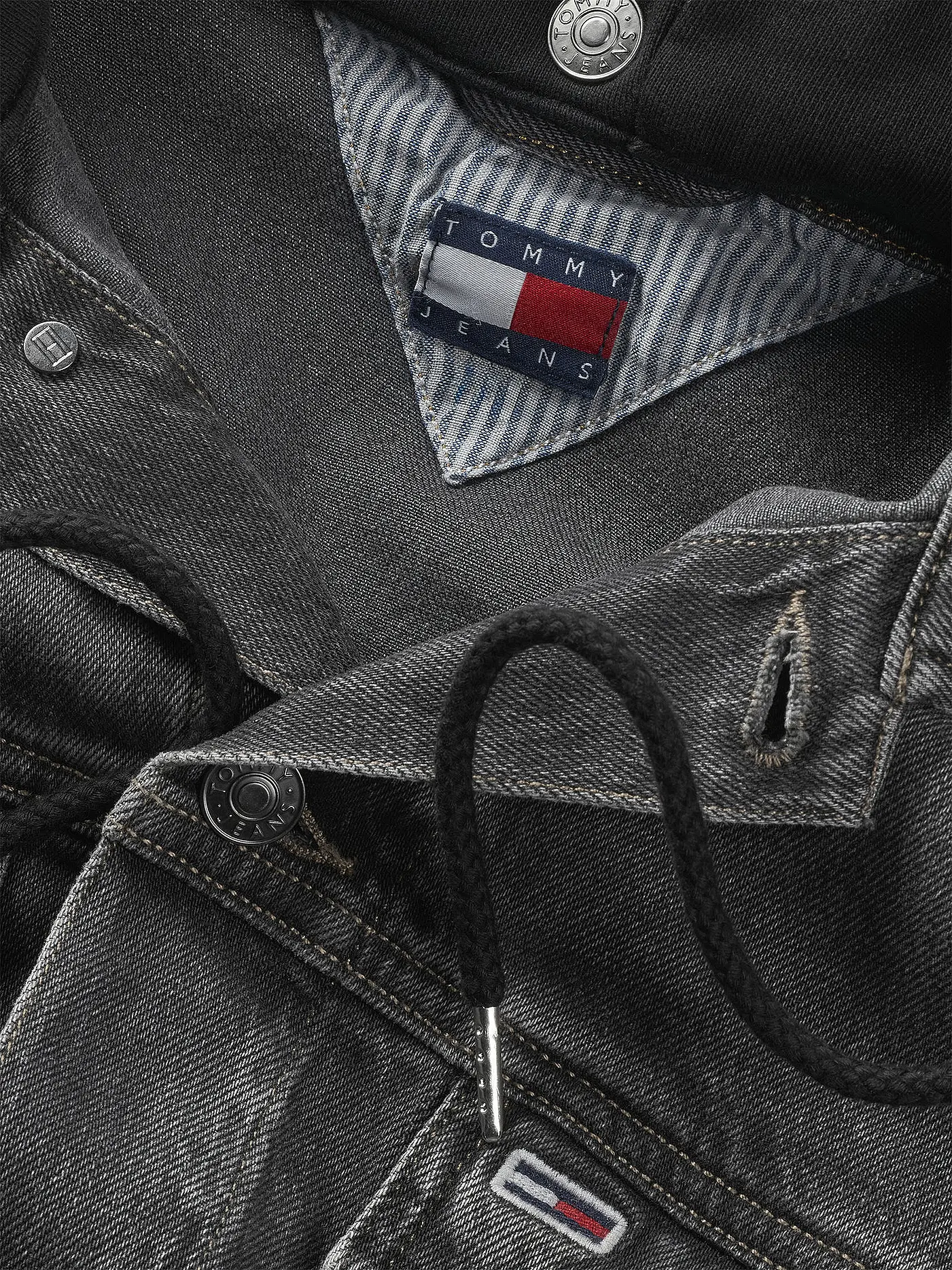 TOMMY JEANS | Jeansjacke  | schwarz