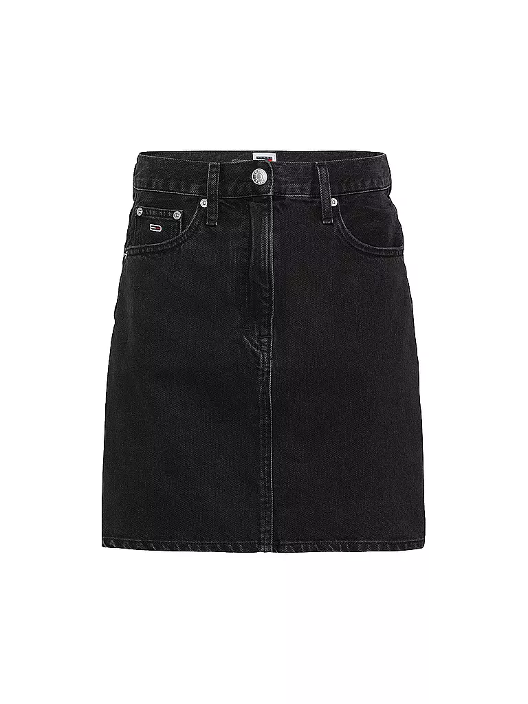 TOMMY JEANS | Jeansrock  | schwarz