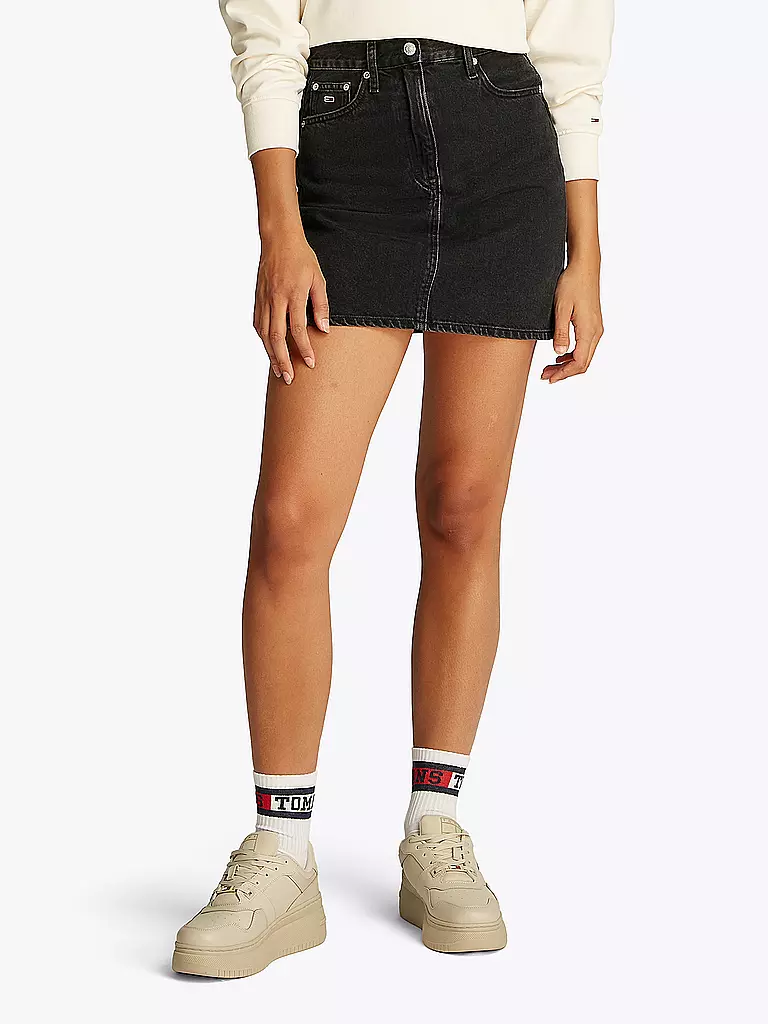 TOMMY JEANS | Jeansrock | schwarz