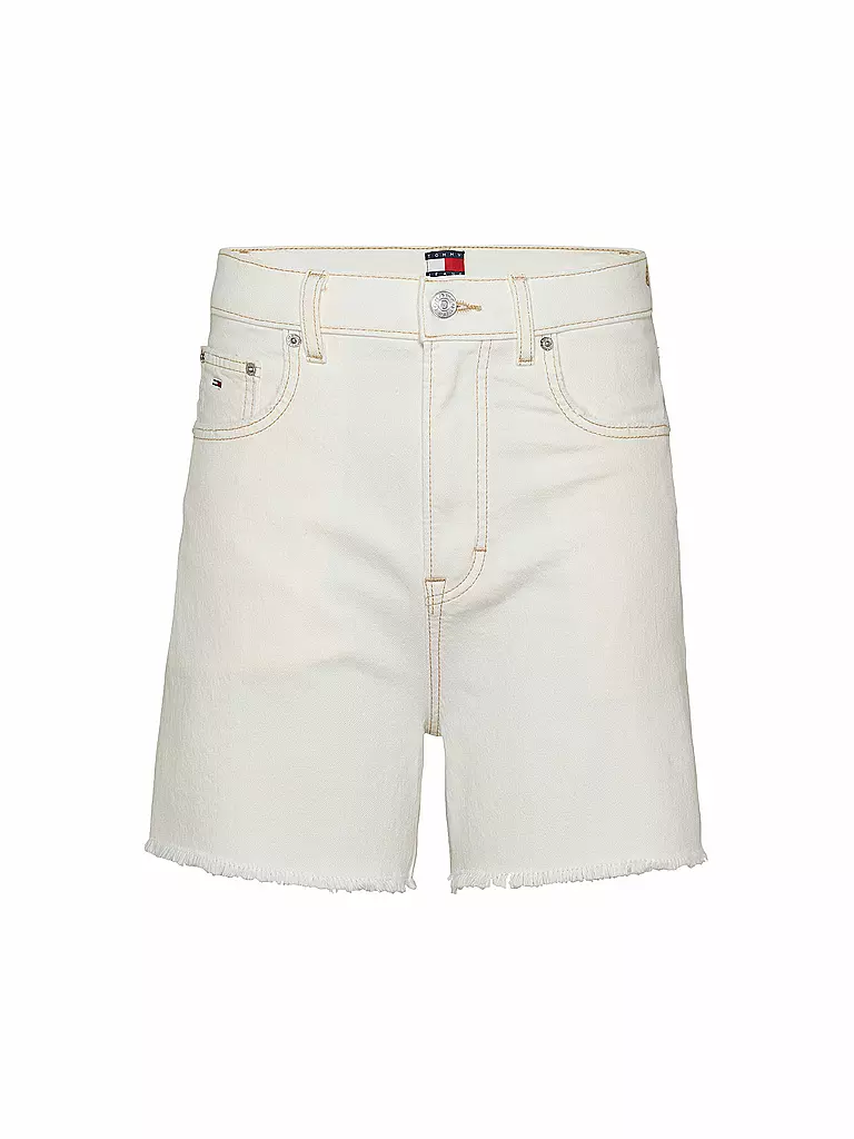 TOMMY JEANS | Jeansshorts Mom Fit | weiss
