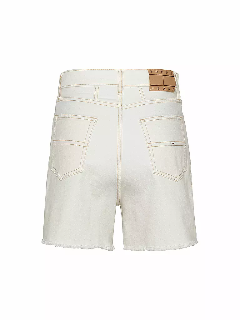 TOMMY JEANS | Jeansshorts Mom Fit | weiss