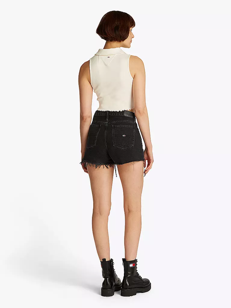 TOMMY JEANS | Jeansshorts | schwarz