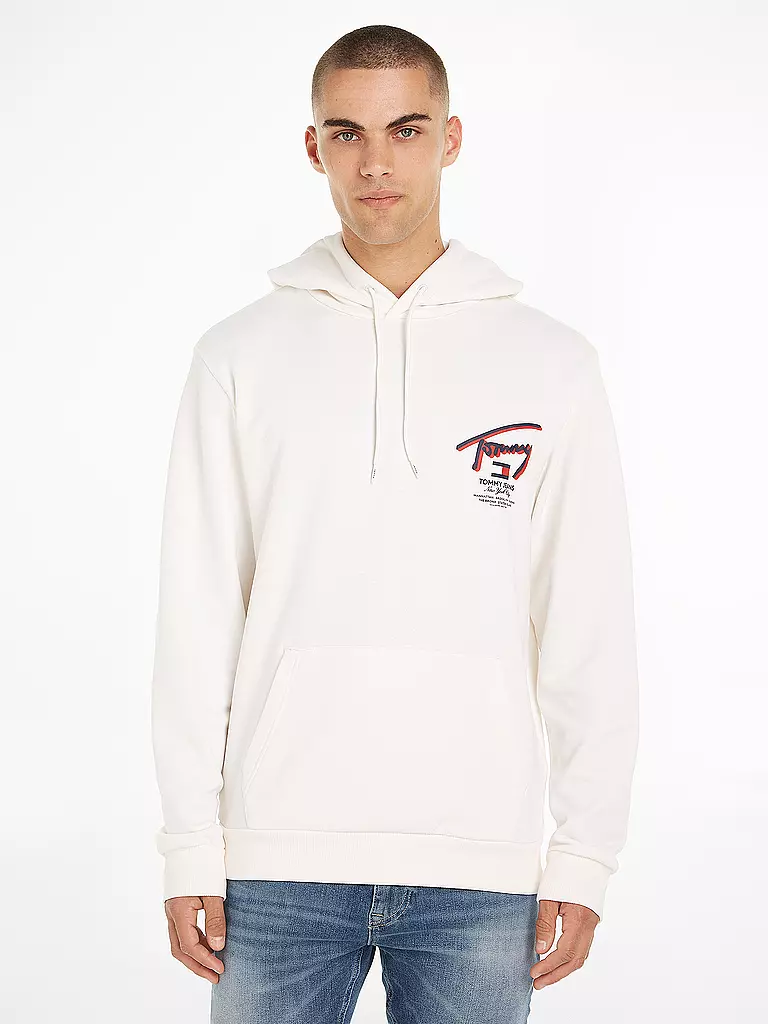 TOMMY JEANS | Kapuzensweater - Hoodie  | weiss