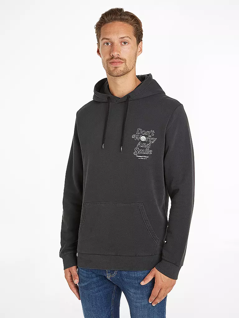 TOMMY JEANS | Kapuzensweater - Hoodie  | schwarz