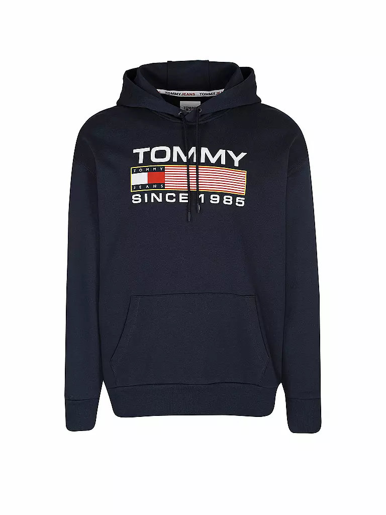 TOMMY JEANS | Kapuzensweater - Hoodie ATHLETIC LOGO | blau