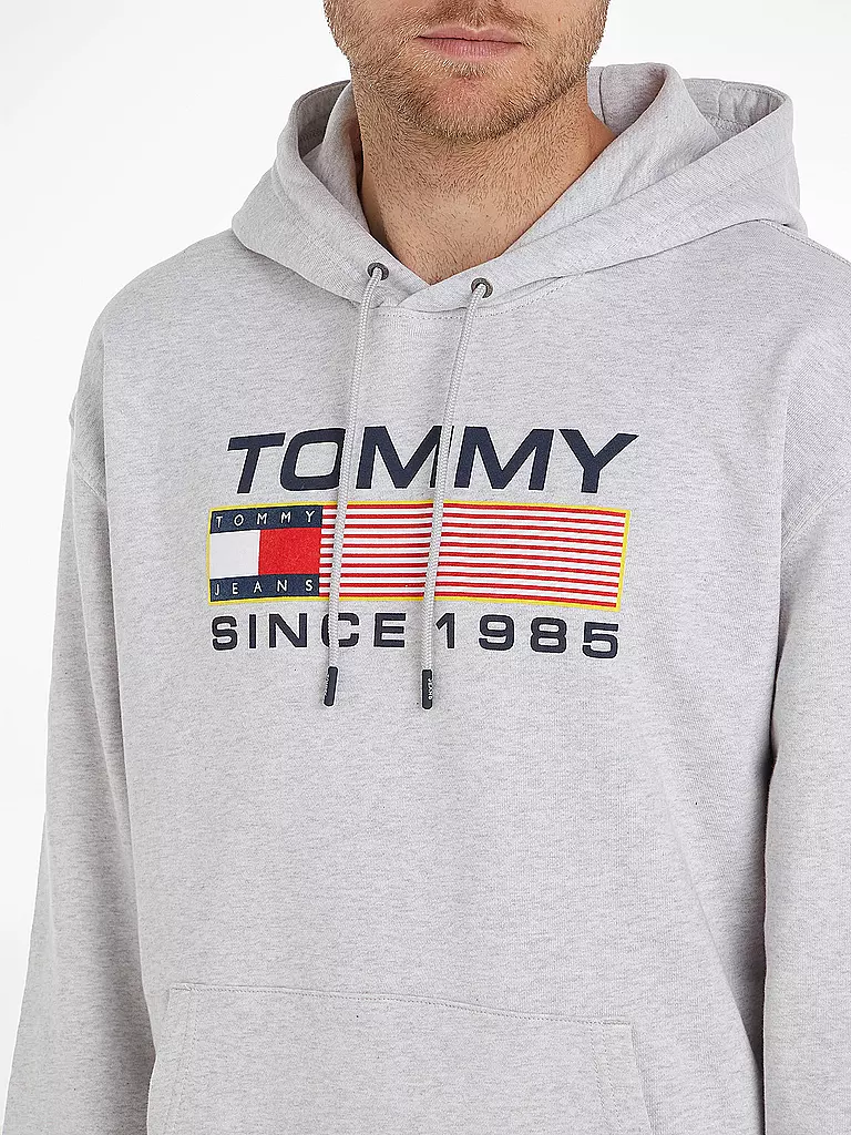 TOMMY JEANS | Kapuzensweater - Hoodie ATHLETIC LOGO | grau
