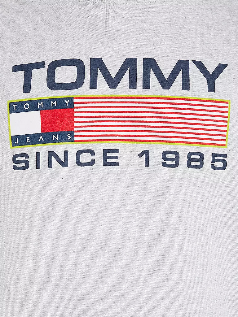 TOMMY JEANS | Kapuzensweater - Hoodie ATHLETIC LOGO | grau