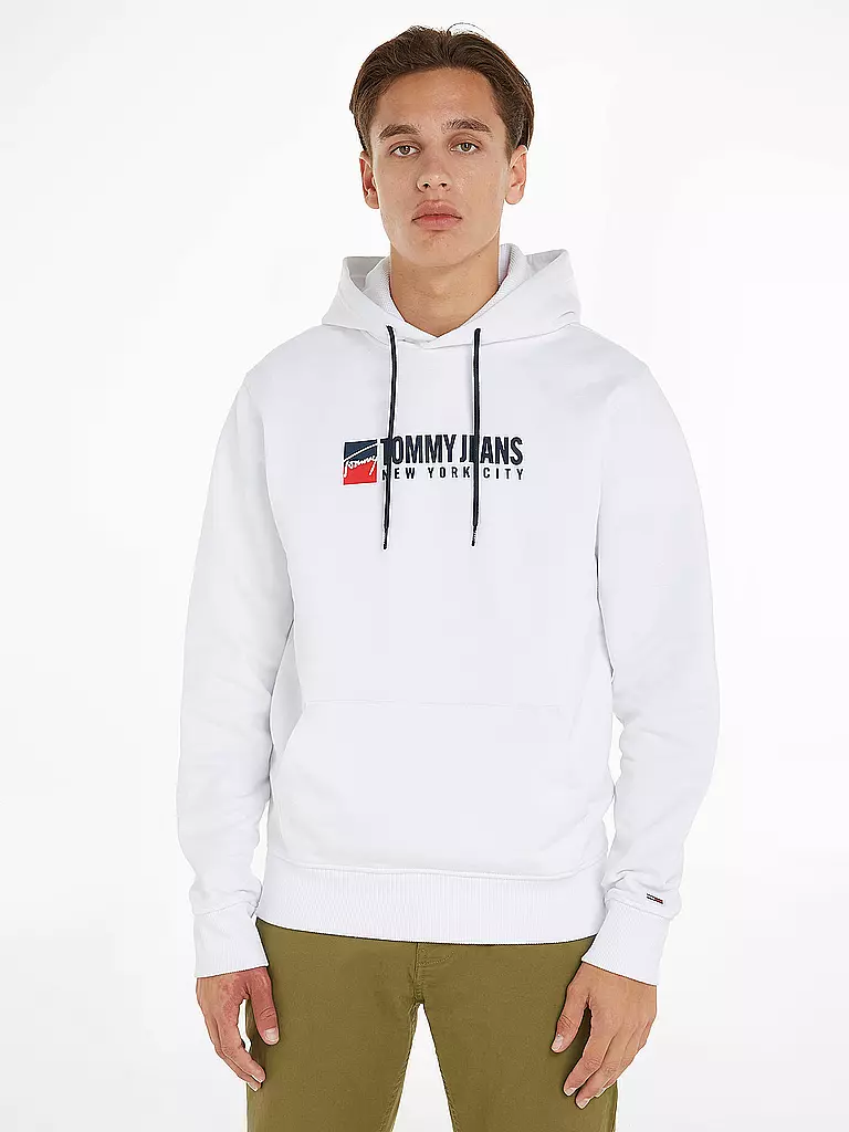 TOMMY JEANS | Kapuzensweater - Hoodie | weiss