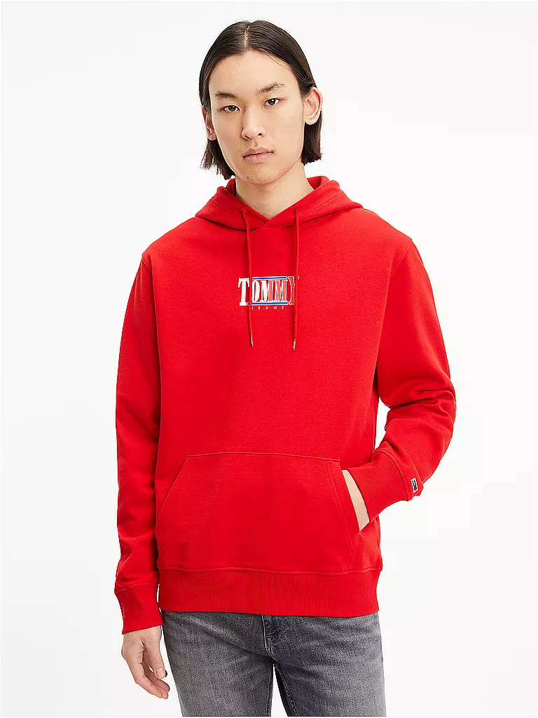 TOMMY JEANS | Kapuzensweater - Hoodie | rot