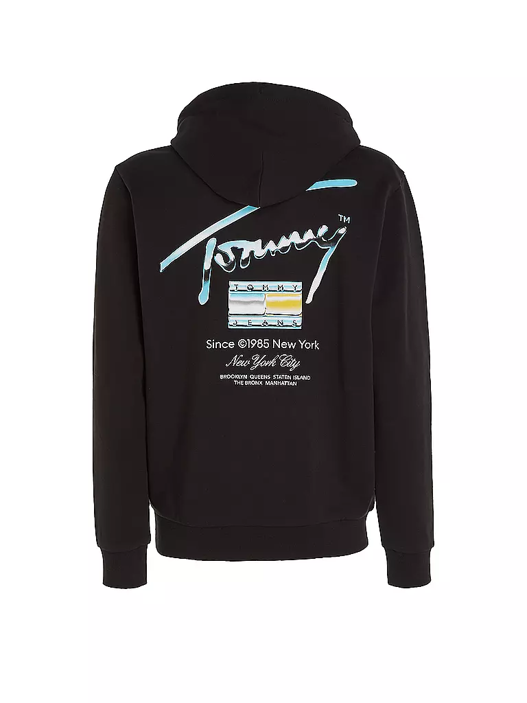 TOMMY JEANS | Kapuzensweater - Hoodie | schwarz