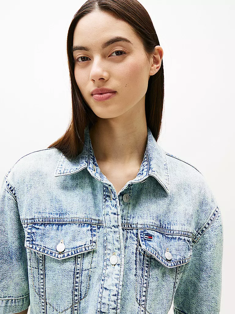 TOMMY JEANS | Kurzkleid | hellblau