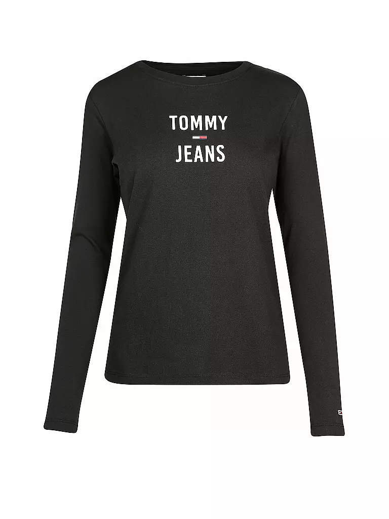 TOMMY JEANS | Langarmshirt | schwarz