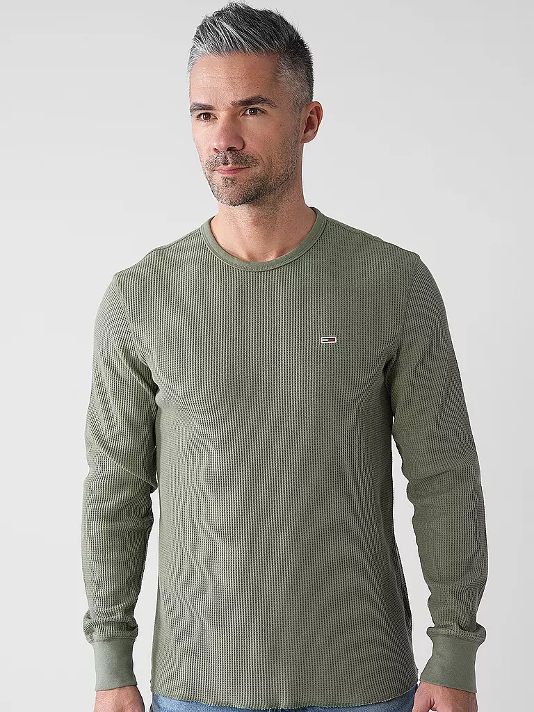 TOMMY JEANS | Langarmshirt | schwarz