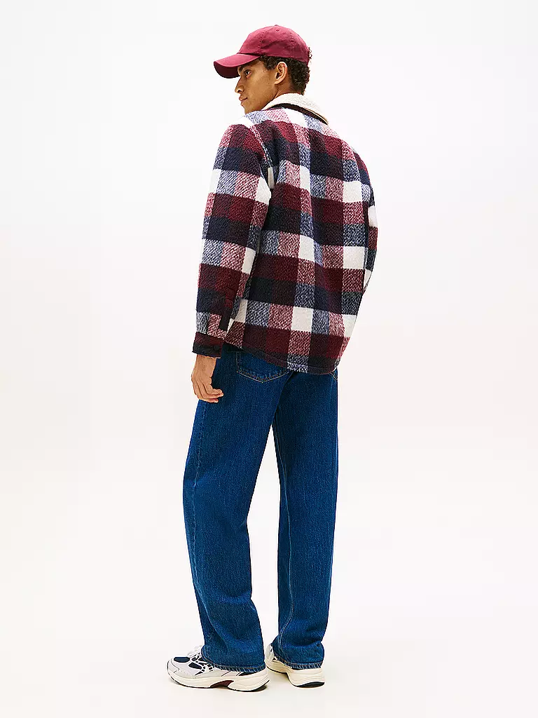 TOMMY JEANS | Overshirt  | dunkelrot