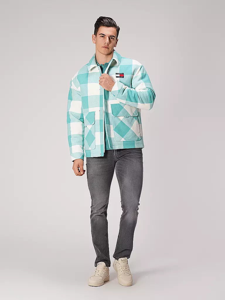 TOMMY JEANS | Overshirt TJM BUFFALLO | türkis