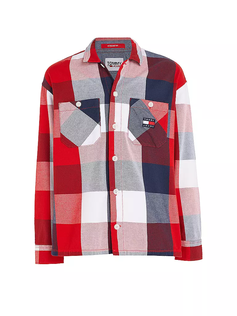 TOMMY JEANS | Overshirt | rot