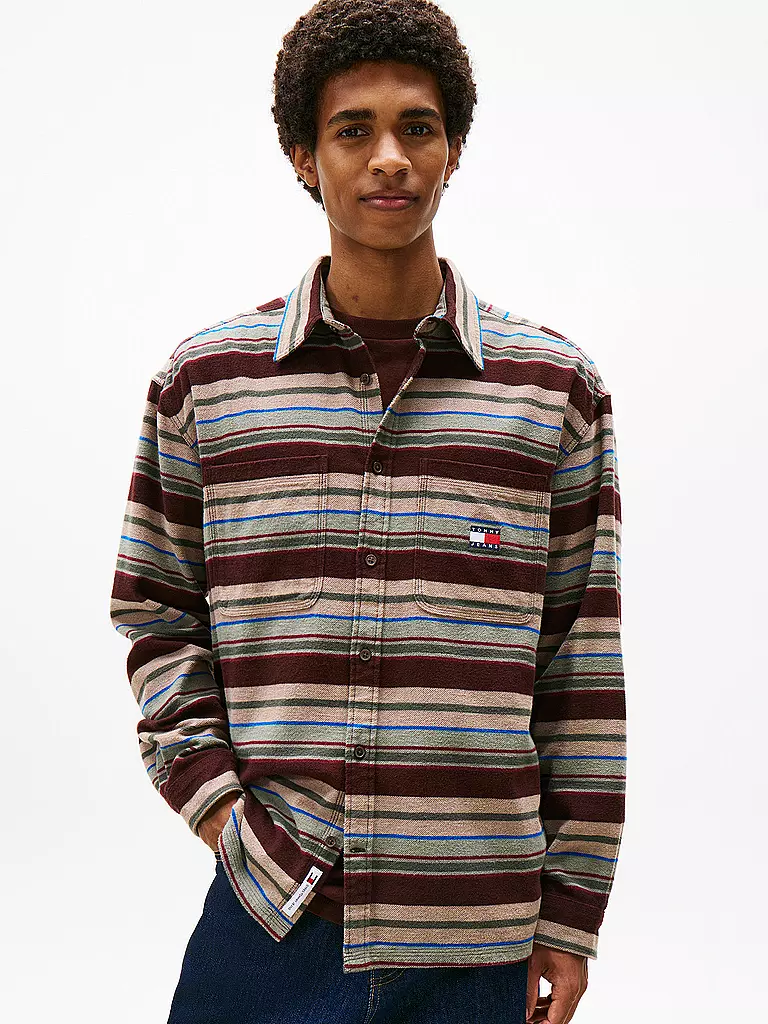 TOMMY JEANS | Overshirt | braun