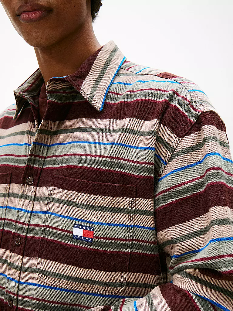 TOMMY JEANS | Overshirt | braun