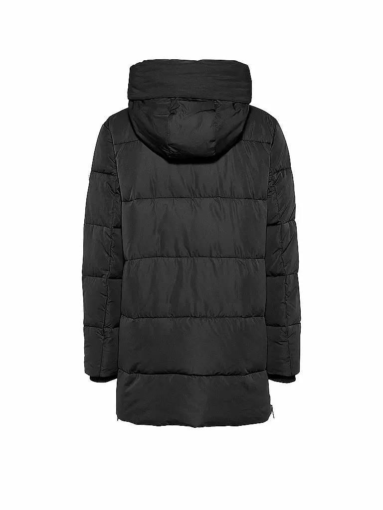 TOMMY JEANS | Parka Regular Fit  | schwarz