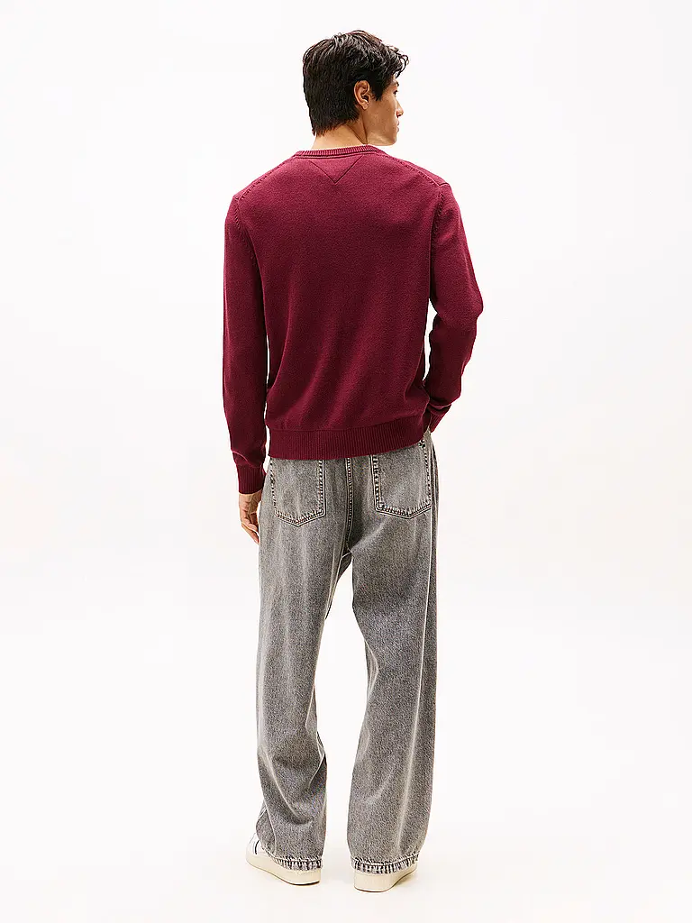 TOMMY JEANS | Pullover  | Dunkelrot