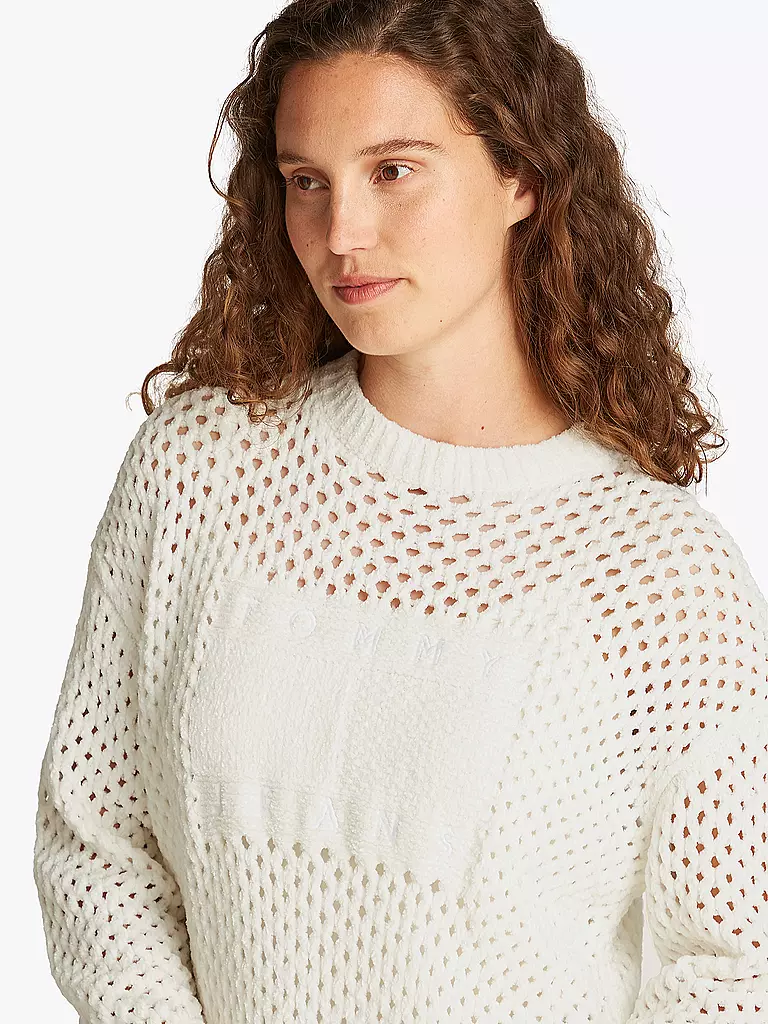 TOMMY JEANS | Pullover  | weiss