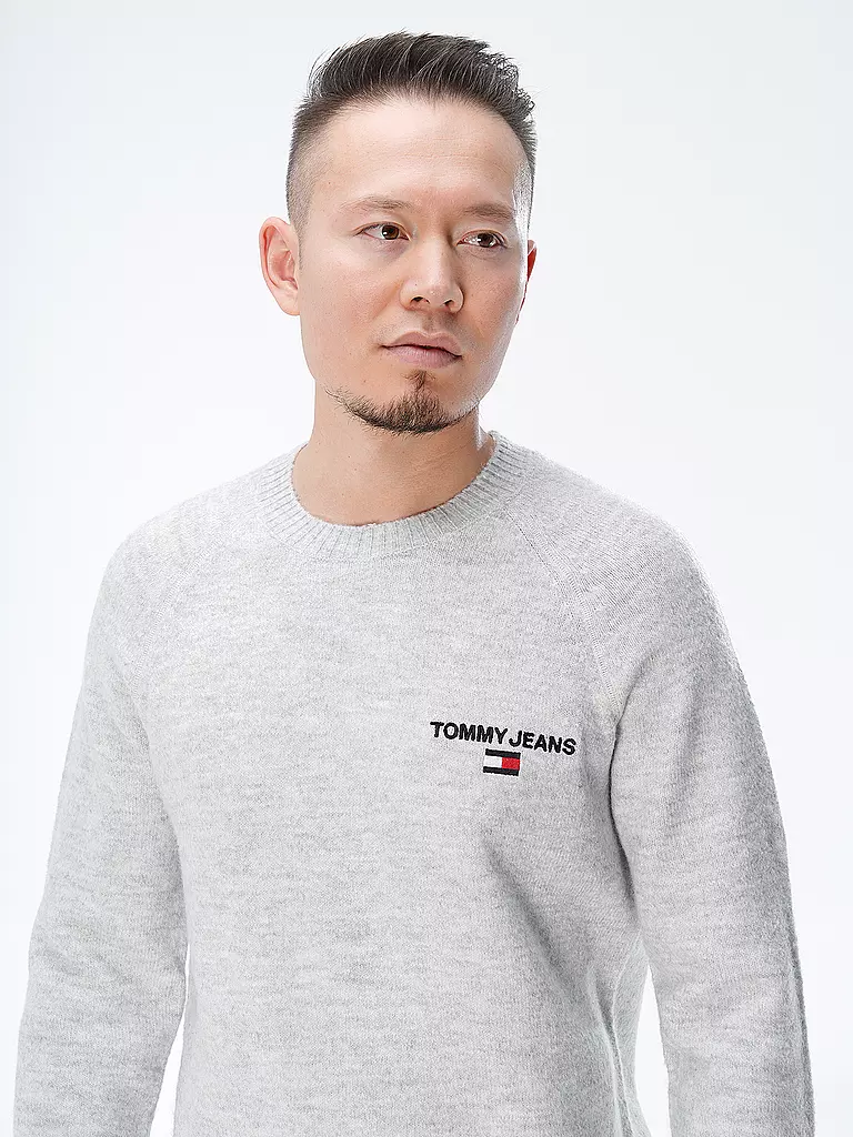 TOMMY JEANS | Pullover | hellgrau