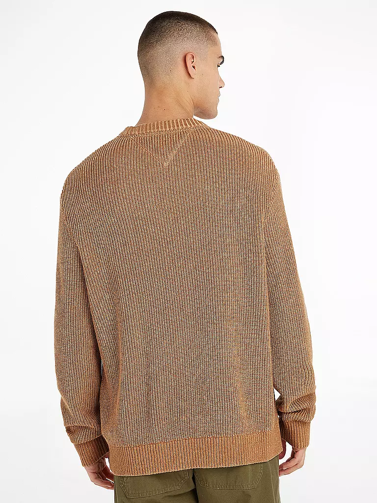 TOMMY JEANS | Pullover | hellbraun