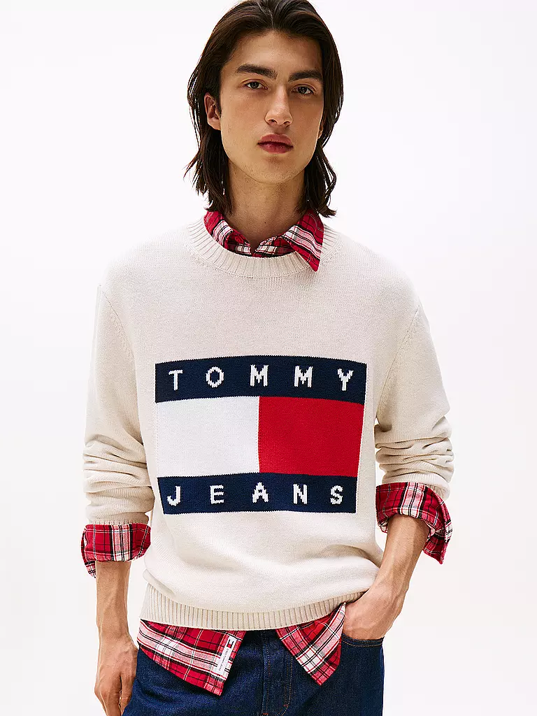 TOMMY JEANS | Pullover | creme