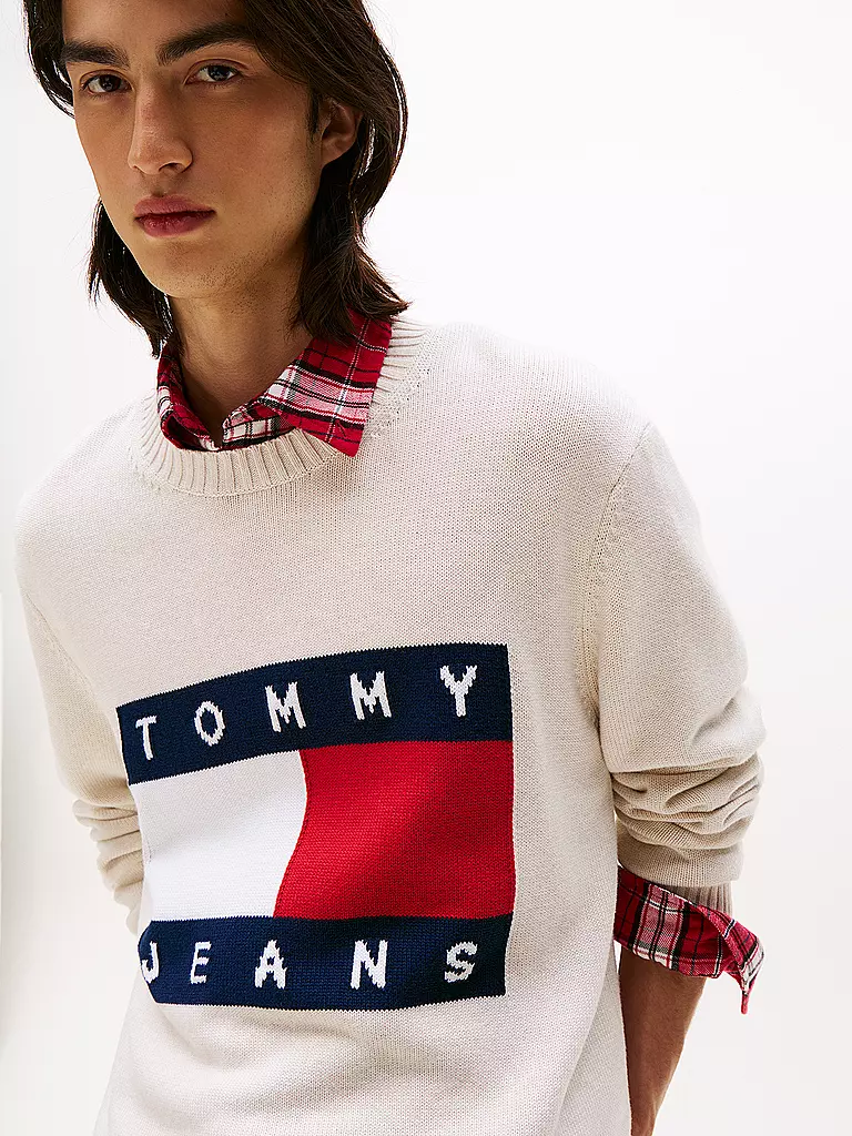 TOMMY JEANS | Pullover | creme
