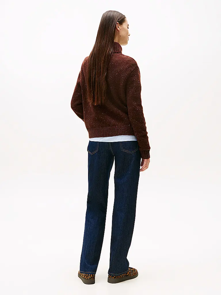 TOMMY JEANS | Rollkragenpullover  | Braun