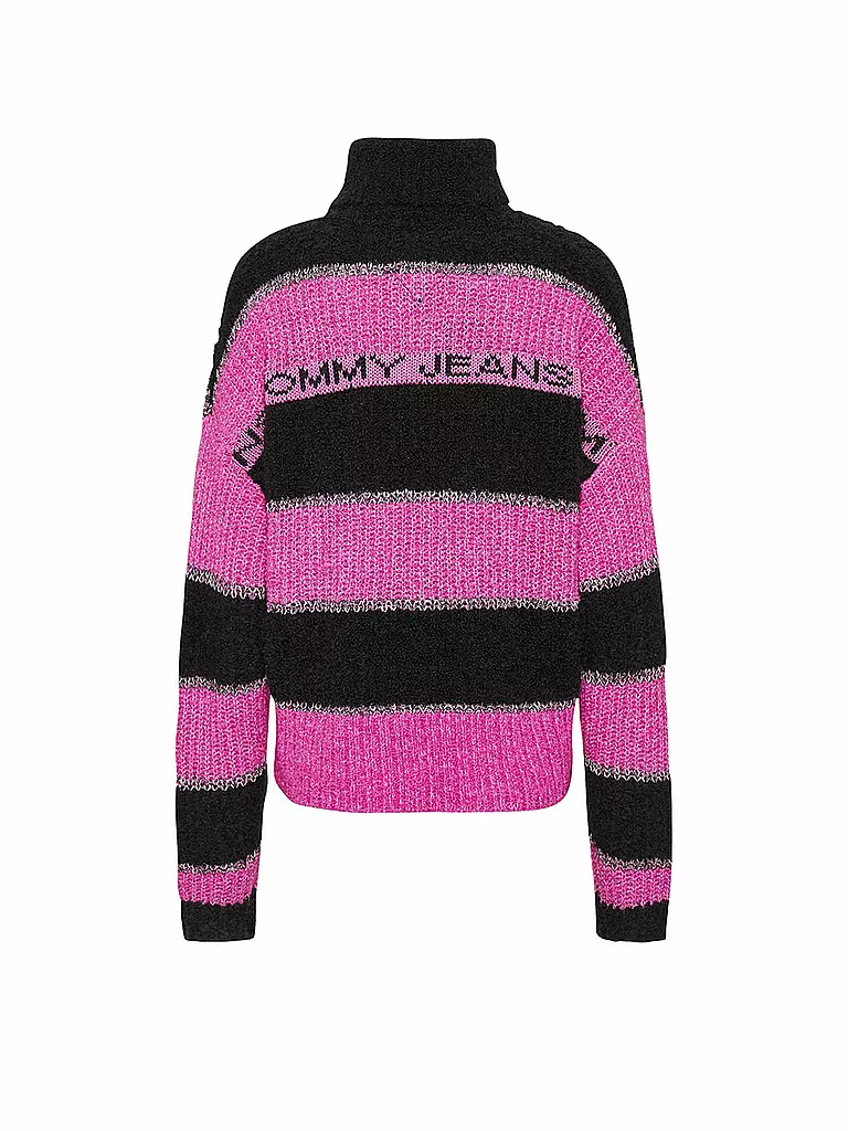 TOMMY JEANS | Rollkragenpullover Relaxed Fit | pink