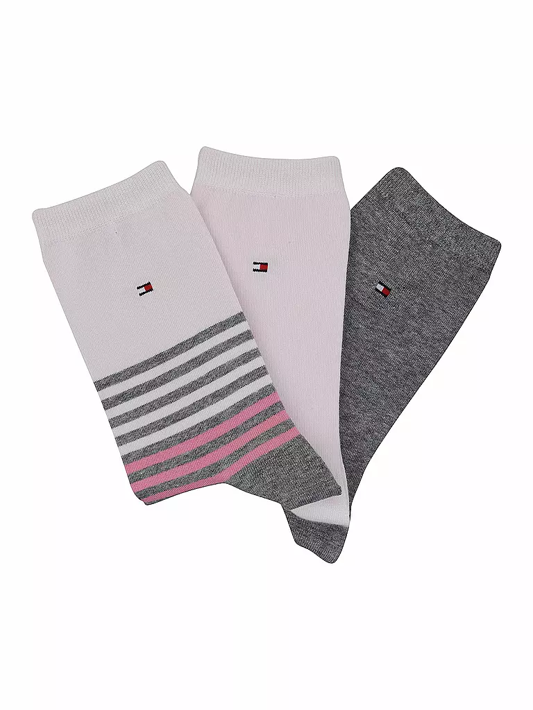 TOMMY JEANS | Socken 3-er Pkg. | rosa