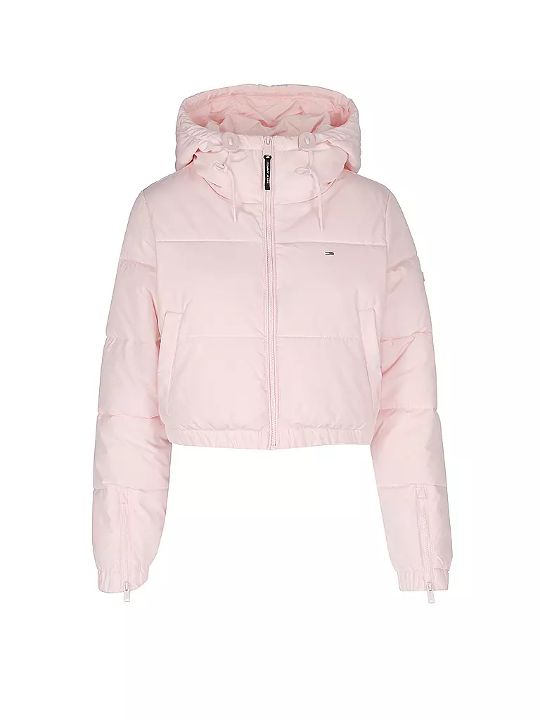 TOMMY JEANS | Steppjacke Cropped  | rosa