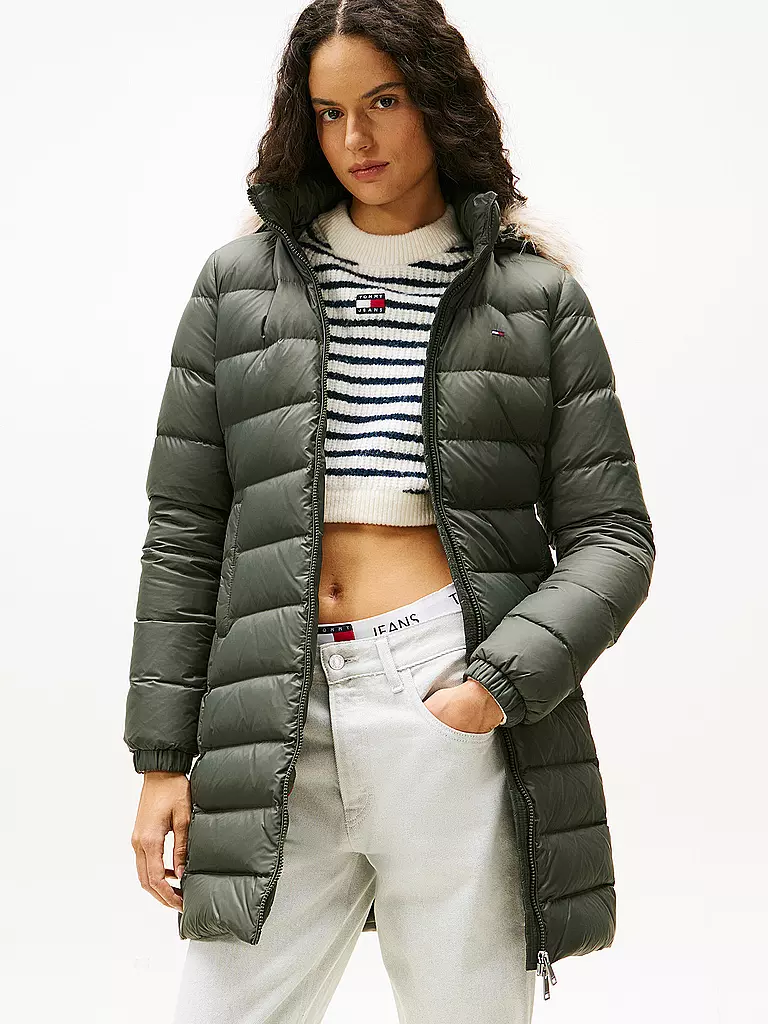 TOMMY JEANS | Steppmantel | olive