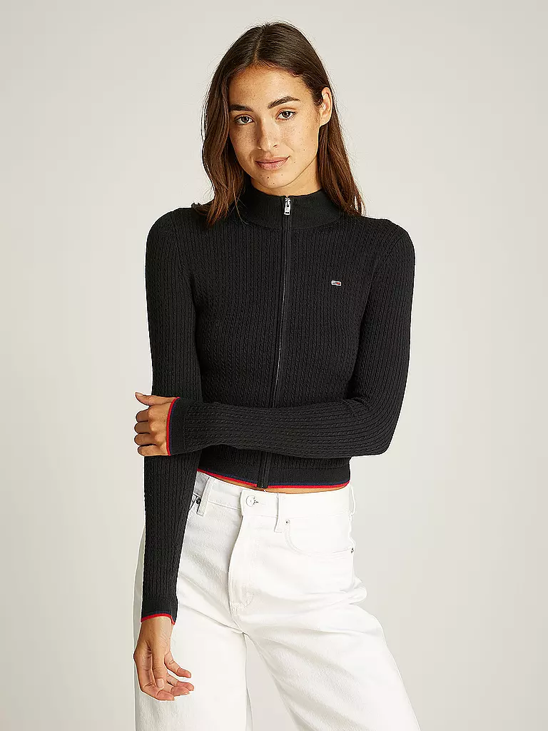 TOMMY JEANS | Strickjacke | weiss
